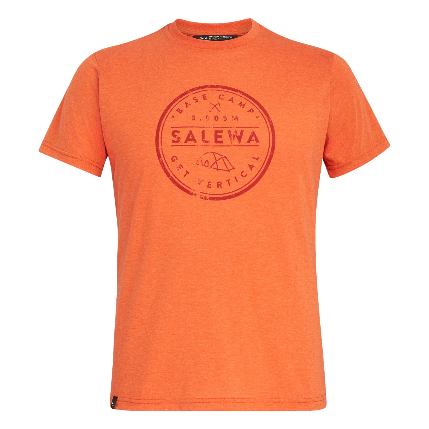 Camisetas Hombre Chile - Salewa Base Camp Drirelease® - Naranjas - QOCV-20756